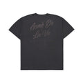 ADLV SCRIPT LOGO PRINTING SHORT SLEEVE T-SHIRT CHARCOAL