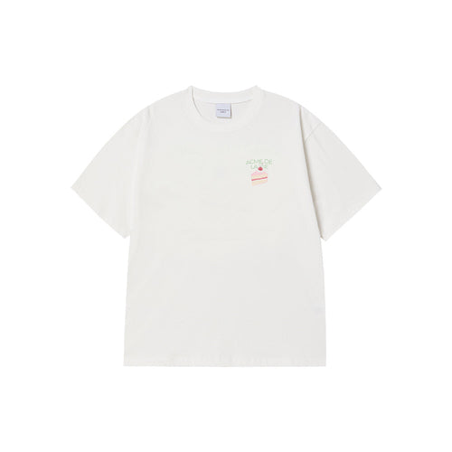 ADLV A PIECE OF CAKE SHORT SLEEVE T-SHIRT CREAM