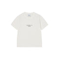 ADLV BASIC LOGO WOMAN SHORT SLEEVE T-SHIRT CREAM