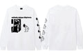 Enfants Riches Déprimés Rabbit & Brand Text Long-Sleeve - White