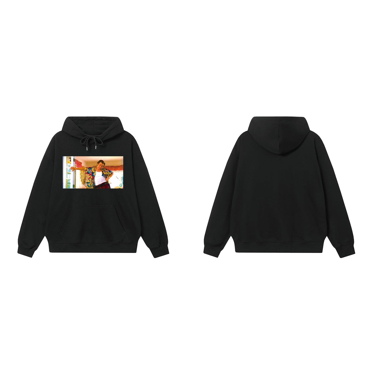 Palace Black Portrait Graphic Hoodie