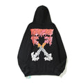 Off-White Black Multi-Color Melt Block Arrow Hoodie