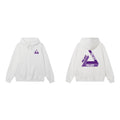 Palace White Purple Classic Tri-Ferg Hoodie