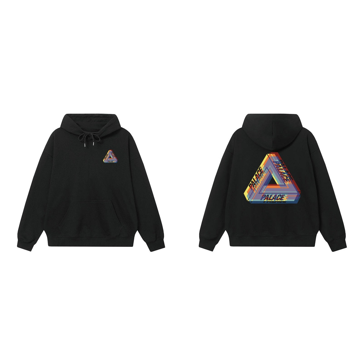Palace Black Multi-Dimensional Tri-Ferg Hoodie
