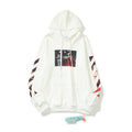 Off-White White Renaissance Portrait Arrow Hoodie