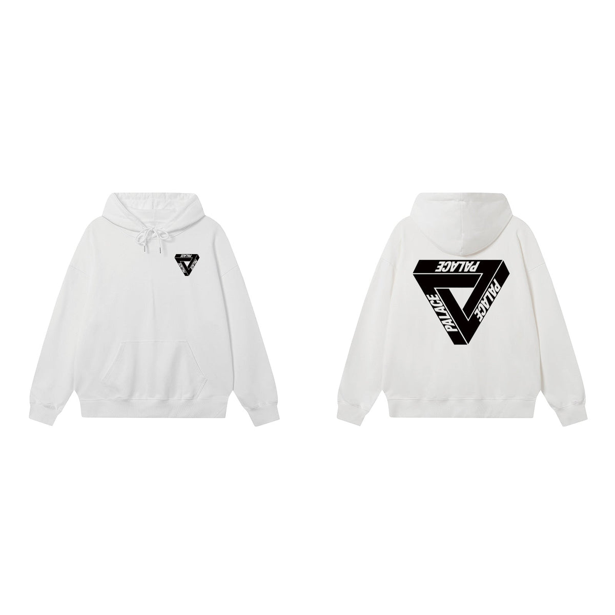 Palace White Optical Illusion Tri-Ferg Hoodie