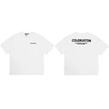 Cole Buxton White Minimalist Chest & Back Logo T-Shirt