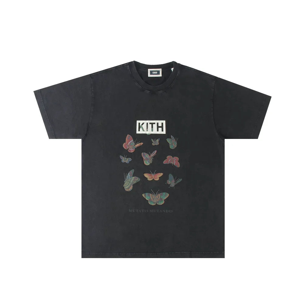 KITH Butterfly Washed Cotton T-Shirt