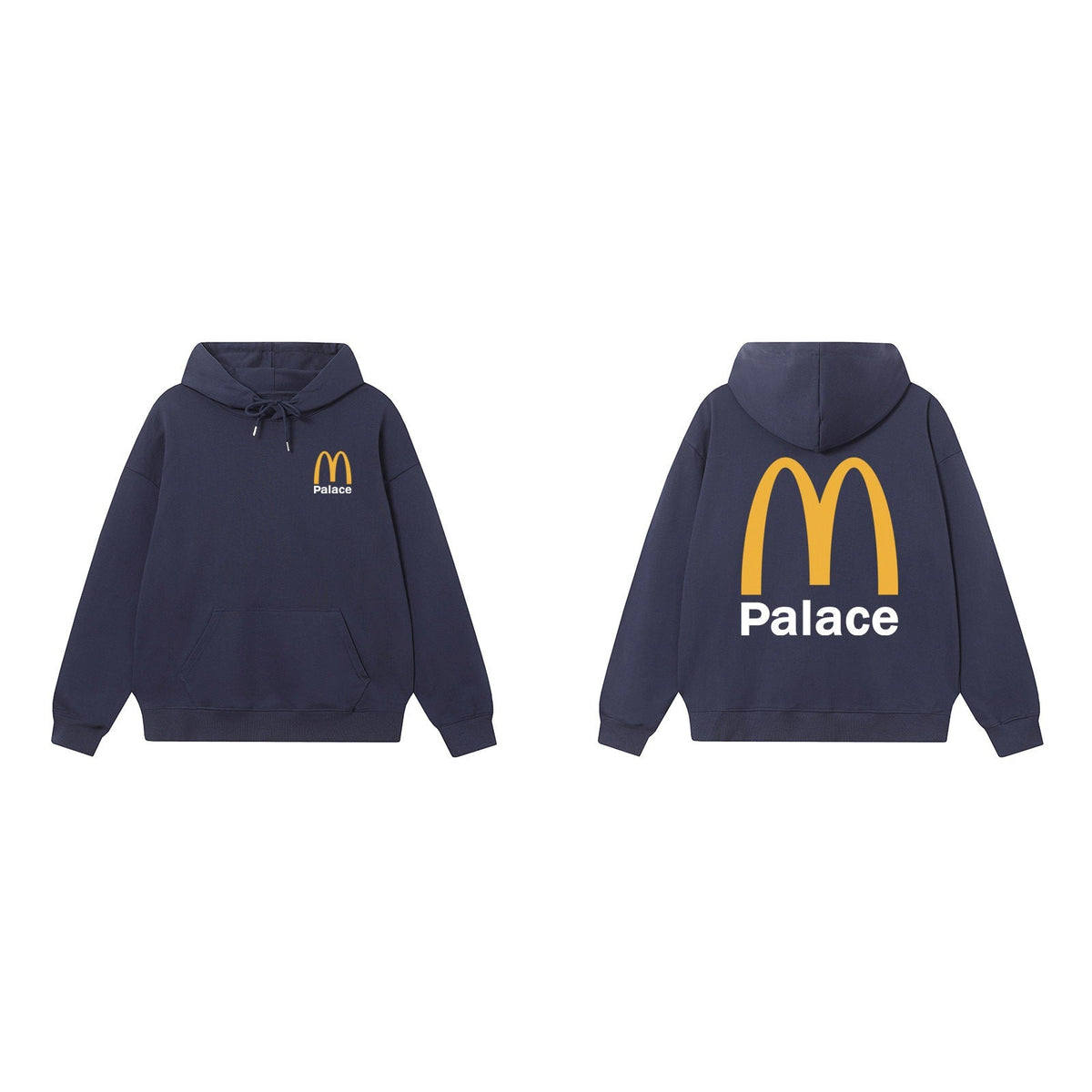 Palace Navy Blue Golden Arches Graphic Hoodie