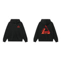 Palace Black Red Gradient Tri-Ferg Hoodie
