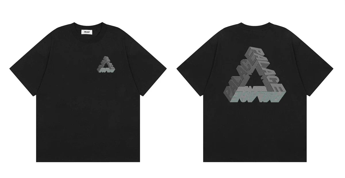 Palace Black 3D Geometric Tri-Ferg Graphic Tee