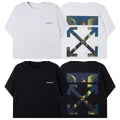 Off-White Angel Painting Arrow Graphic Short Sleeve T-Shirt