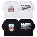 Off-White City Building Art Graphic T-Shirt