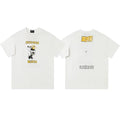 Enfants Riches Déprimés Cartoon Graphic & Back Yellow Tag T-Shirt - Cream