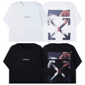 Off-White Figure Photo Arrow Graphic Short Sleeve T-Shirt