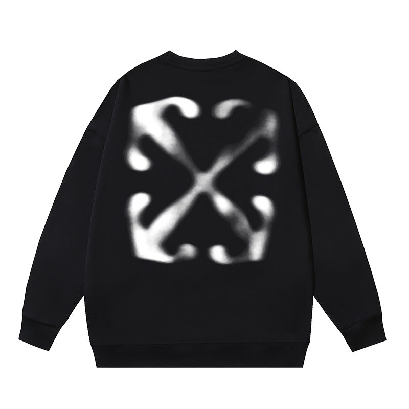 Off-White Black Soft Focus Halo Arrow Crewneck Sweatshirt