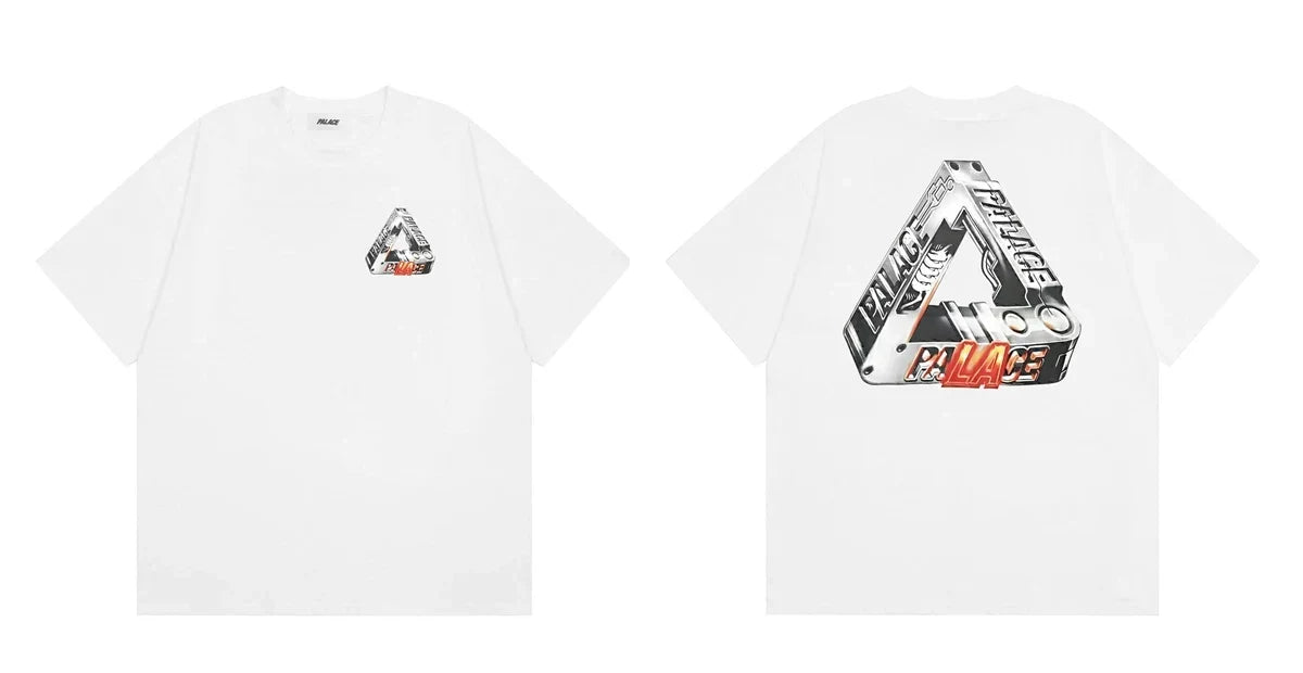 Palace White Metallic Tri-Ferg Graphic Tee