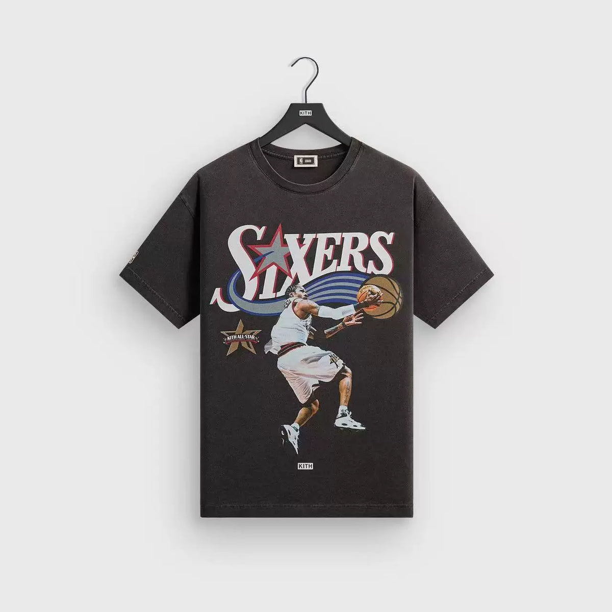 Kith x Philadelphia 76ers Vintage Basketball Graphic Tee