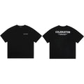 Cole Buxton Black Minimalist Chest & Back Logo T-Shirt