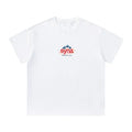 Syna World Vintage Oversized Mountain Graphic Tee (White / Red / Blue)