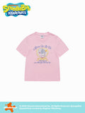 ADLV WOMAN HEART PEARL SHORT SLEEVE T-SHIRT LIGHT PINK